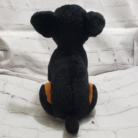 Chosun Rottweiler Puppy Dog Plush 10" Stuffed Animal Toy Black Brown Floppy Ears - Picture 6 of 9